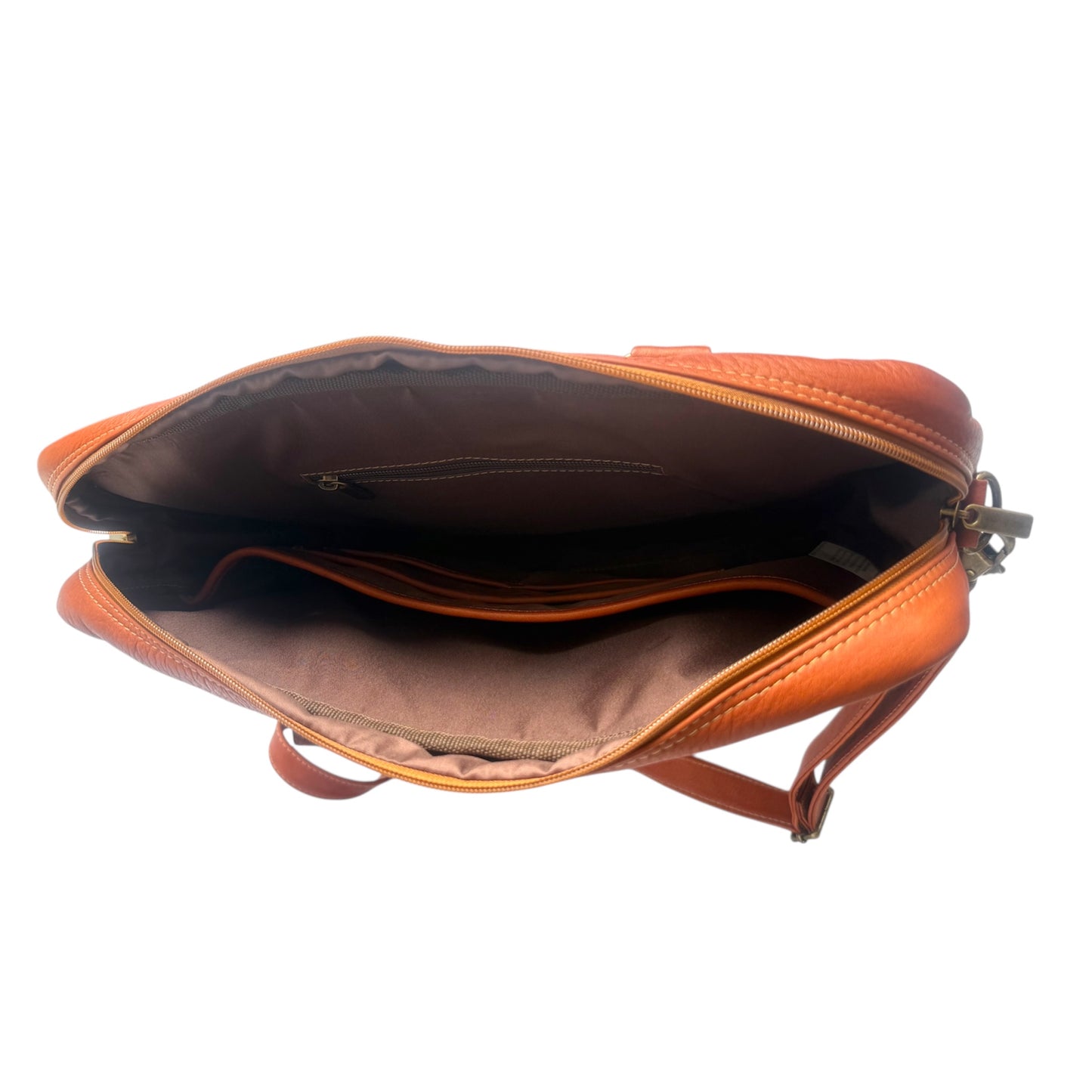 Lorenzo – Leather Messenger Bag with Laptop Pocket