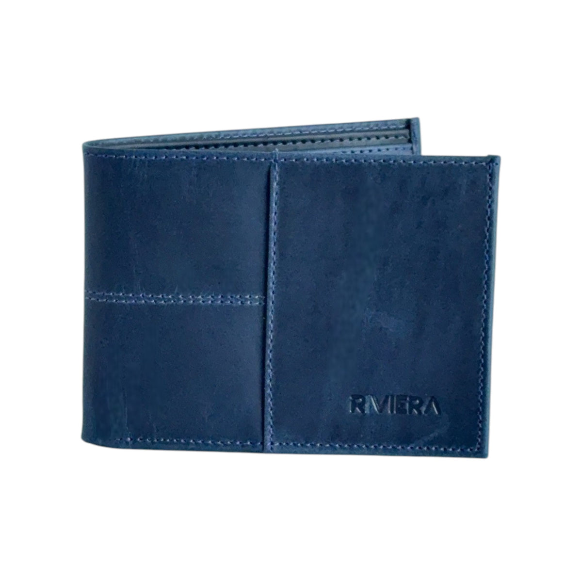 Diego – Slim Leather Wallet with External Stitching