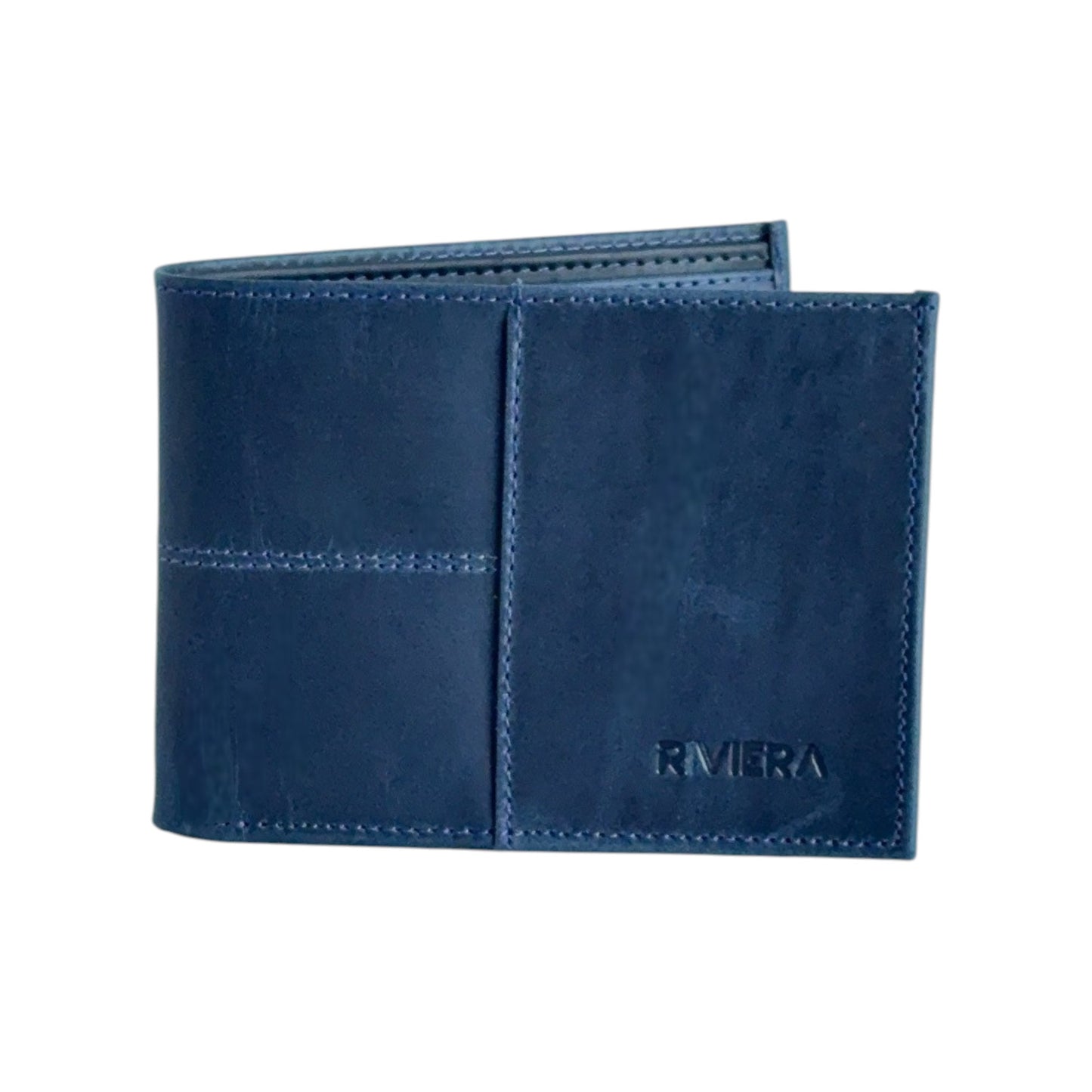 Diego – Slim Leather Wallet with External Stitching
