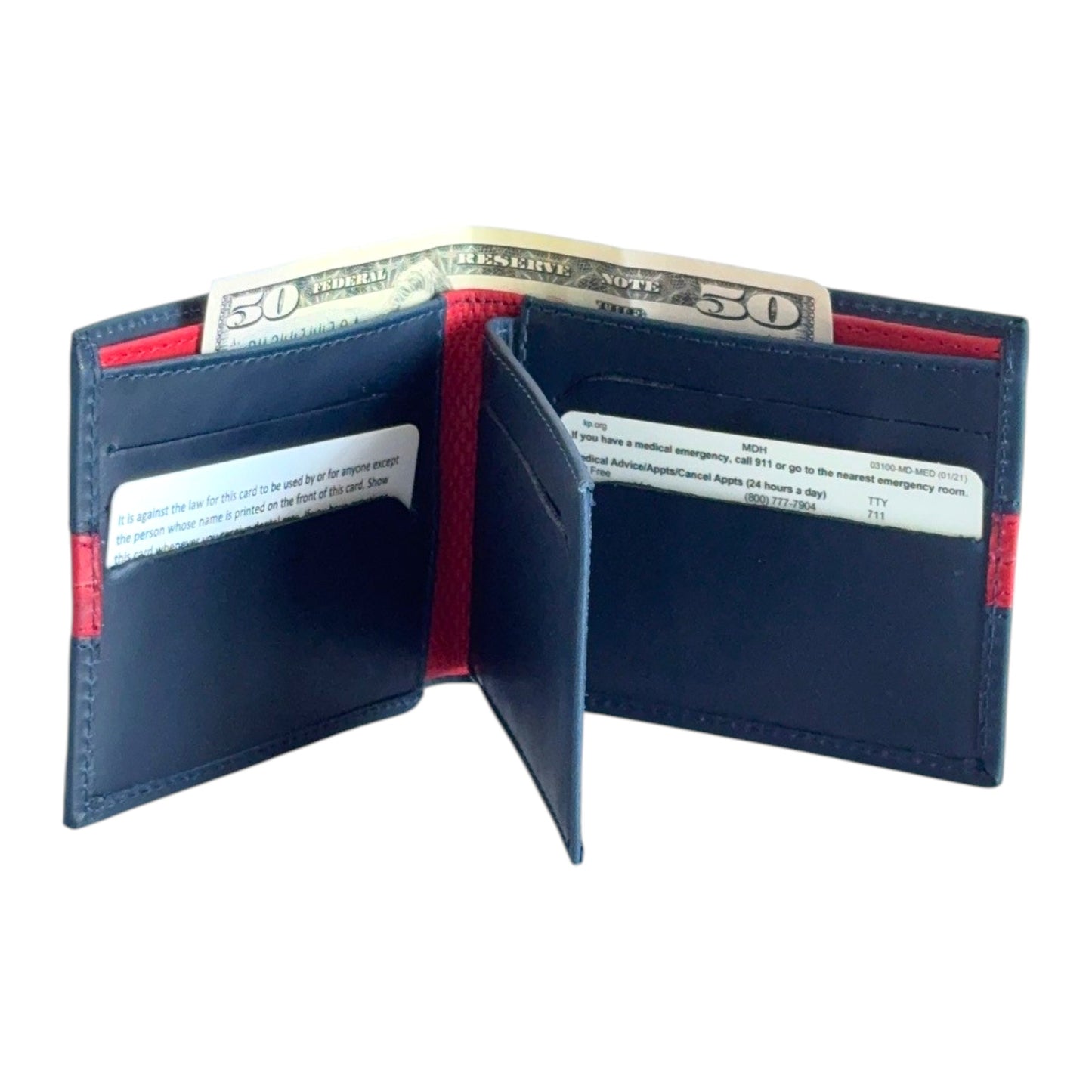 Leon – Leather Wallet with Contrasting Accent