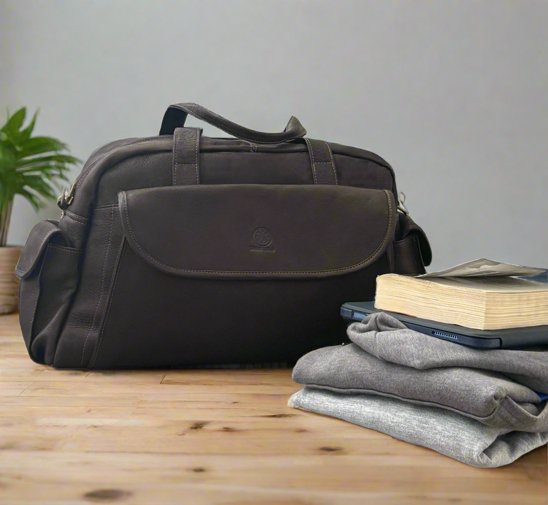 Men’s Leather Weekender Bag – Travel-Ready & Full-Grain Leather