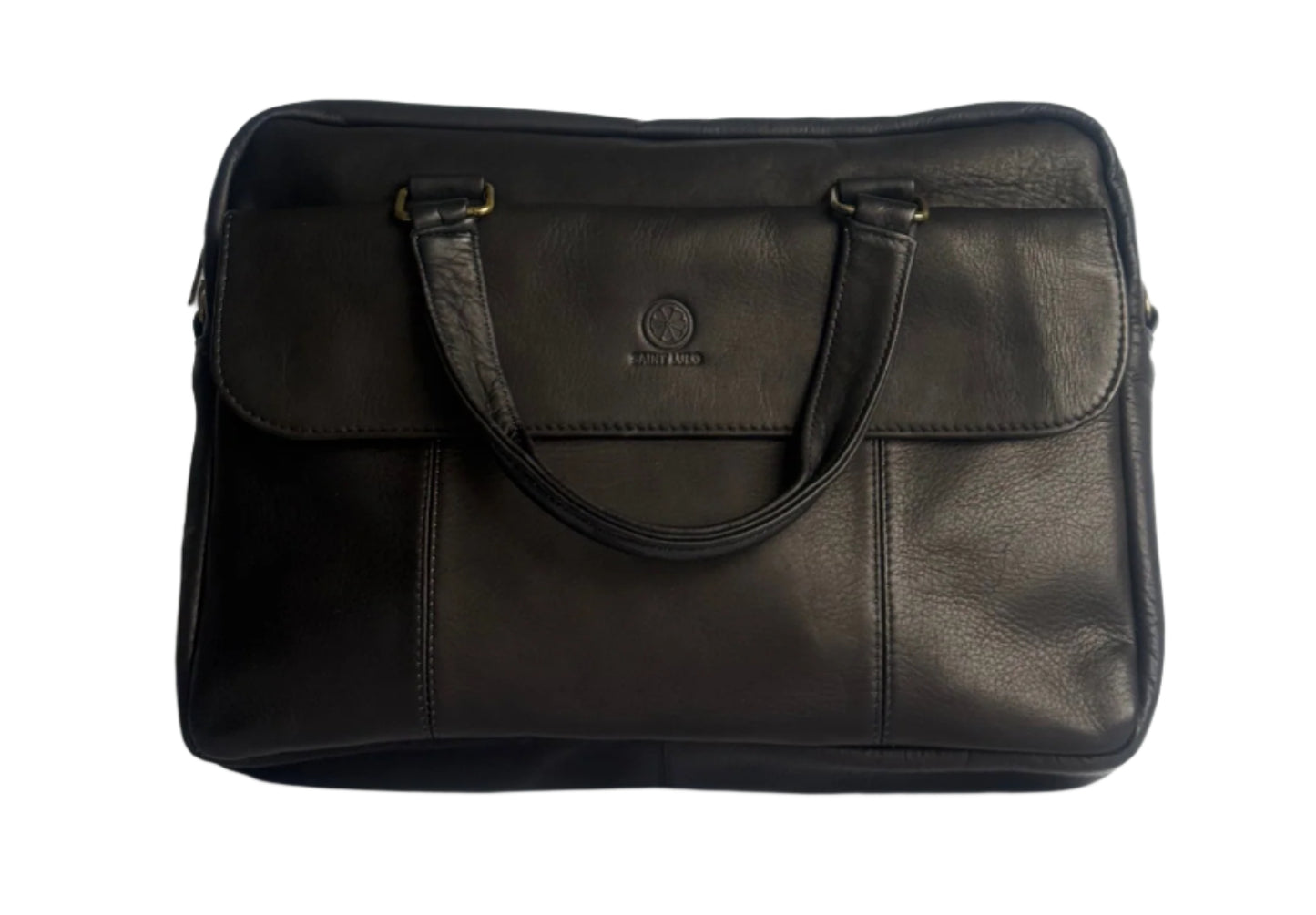 Lorenzo – Leather Messenger Bag with Laptop Pocket