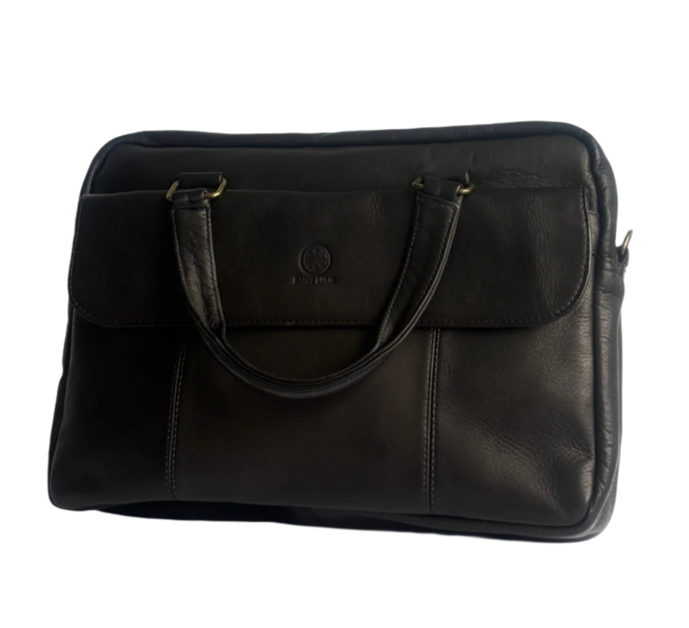 Lorenzo – Leather Messenger Bag with Laptop Pocket