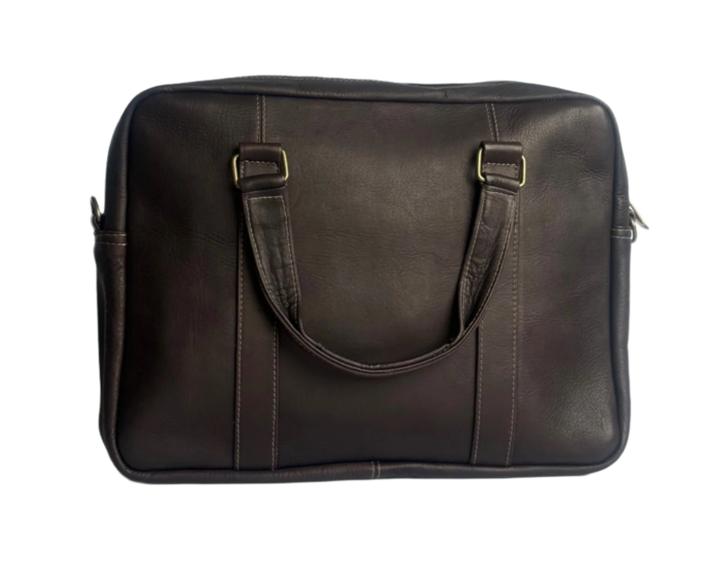 Lorenzo – Leather Messenger Bag with Laptop Pocket