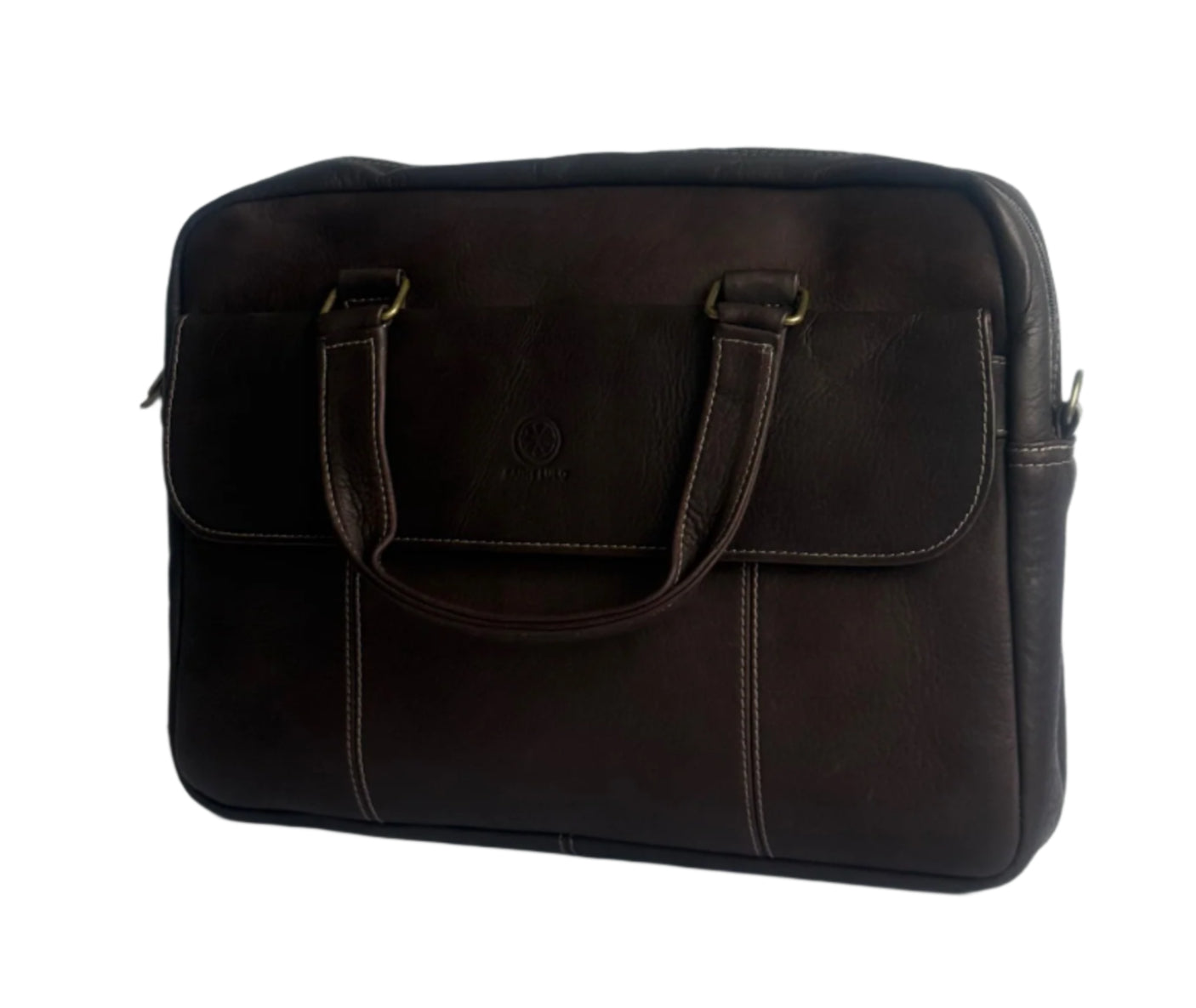 Lorenzo – Leather Messenger Bag with Laptop Pocket