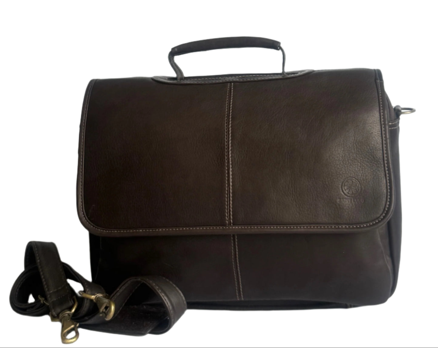 Santiago – Leather Laptop Messenger Bag