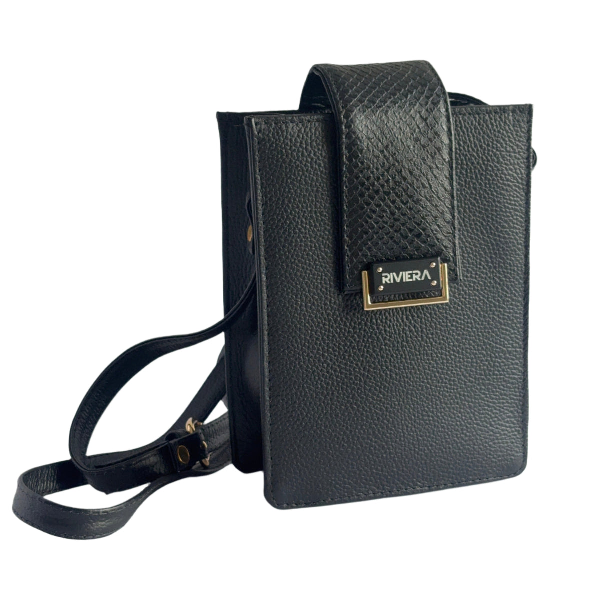 Isla – Leather Flap Crossbody Bag