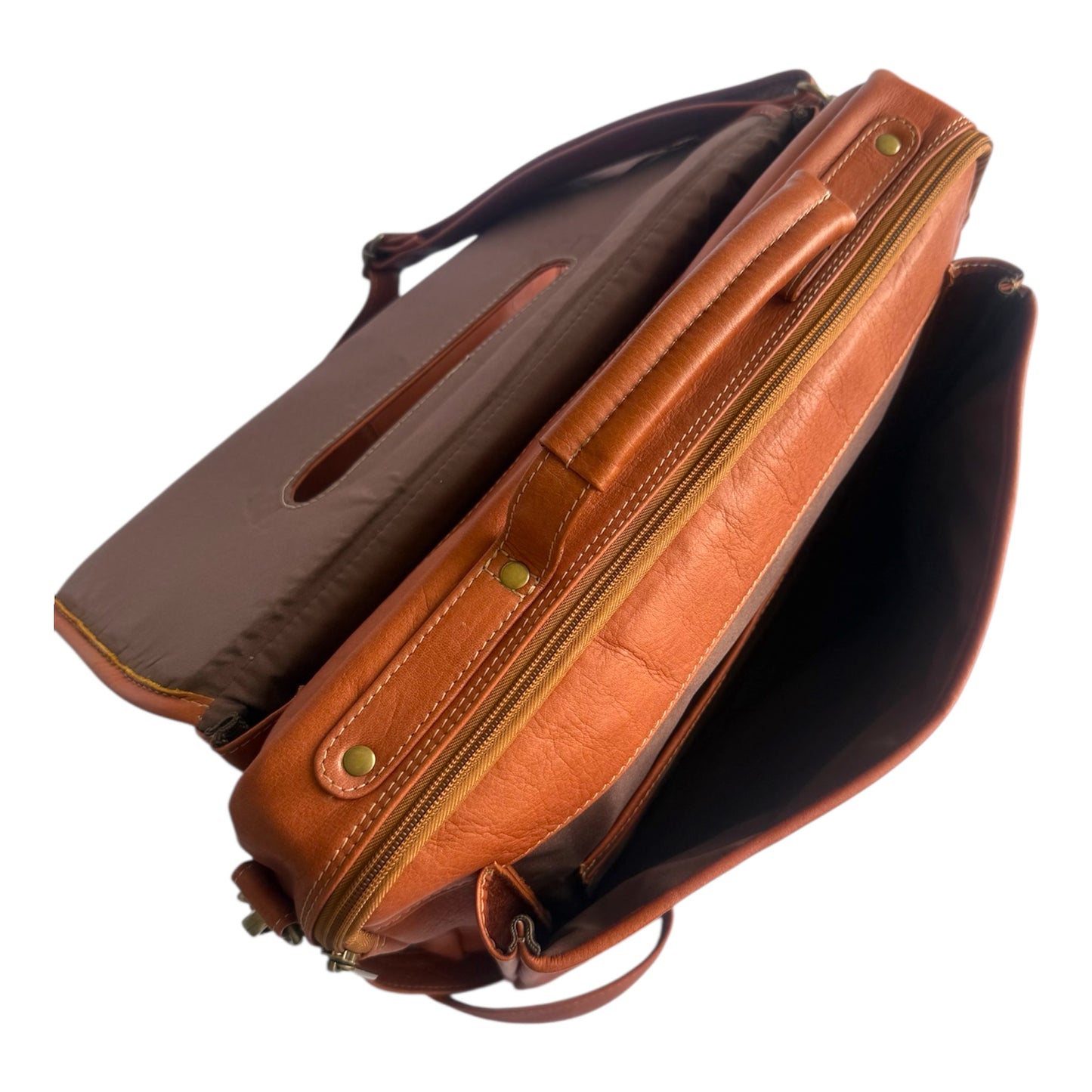 Santiago – Leather Laptop Messenger Bag