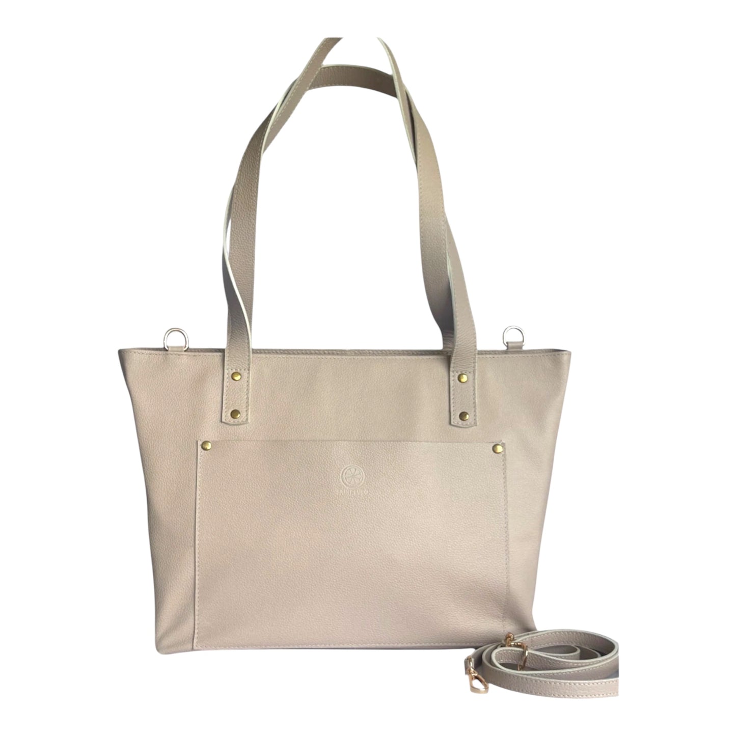 Women's Leather Large Tote Bag PC Comparment