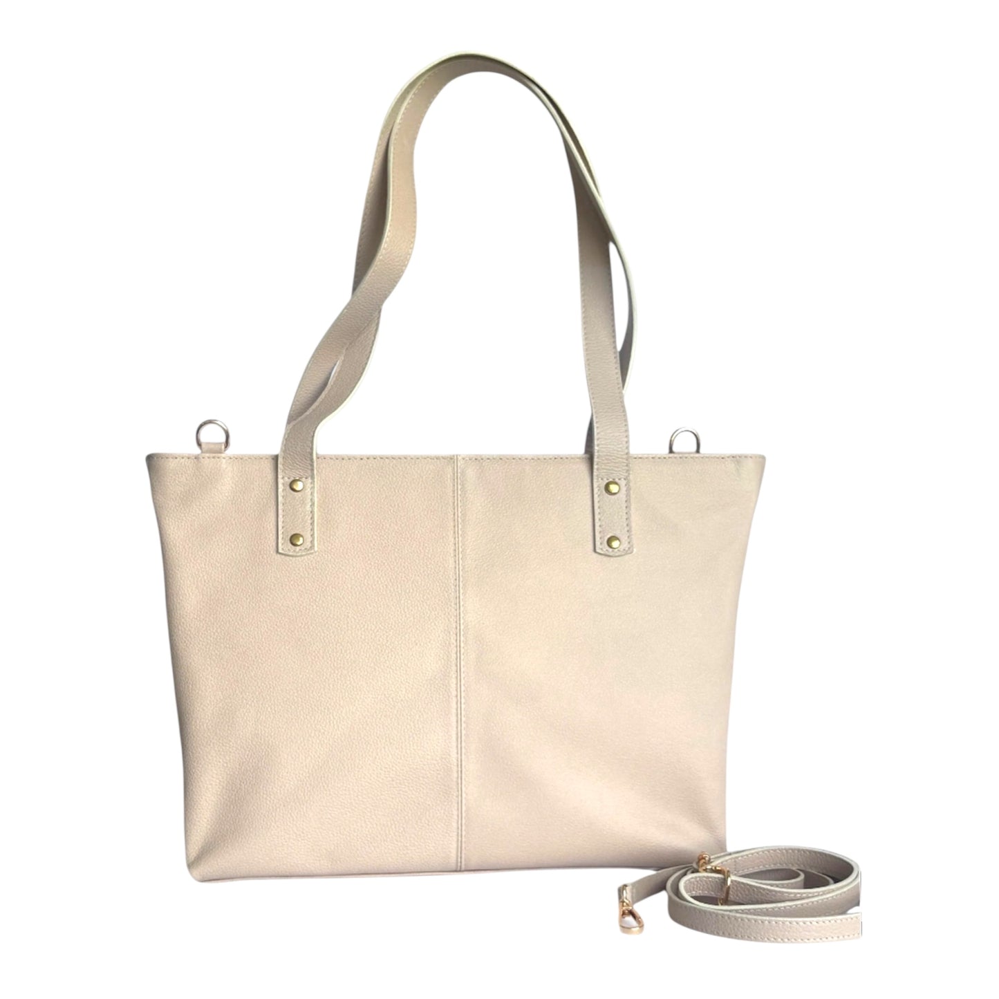 Women's Leather Large Tote Bag PC Comparment