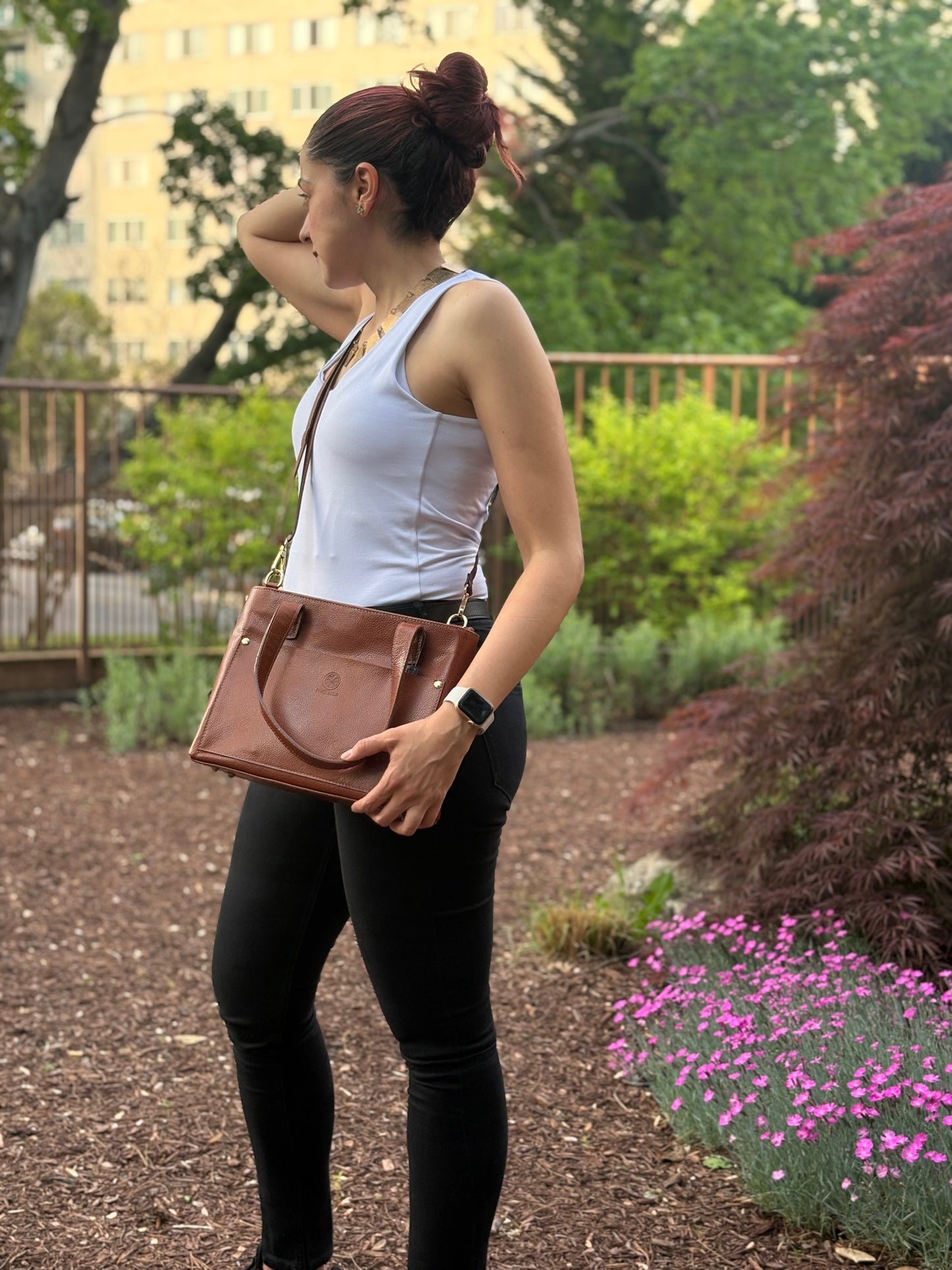 Camila – Leather Mini Tote Bag