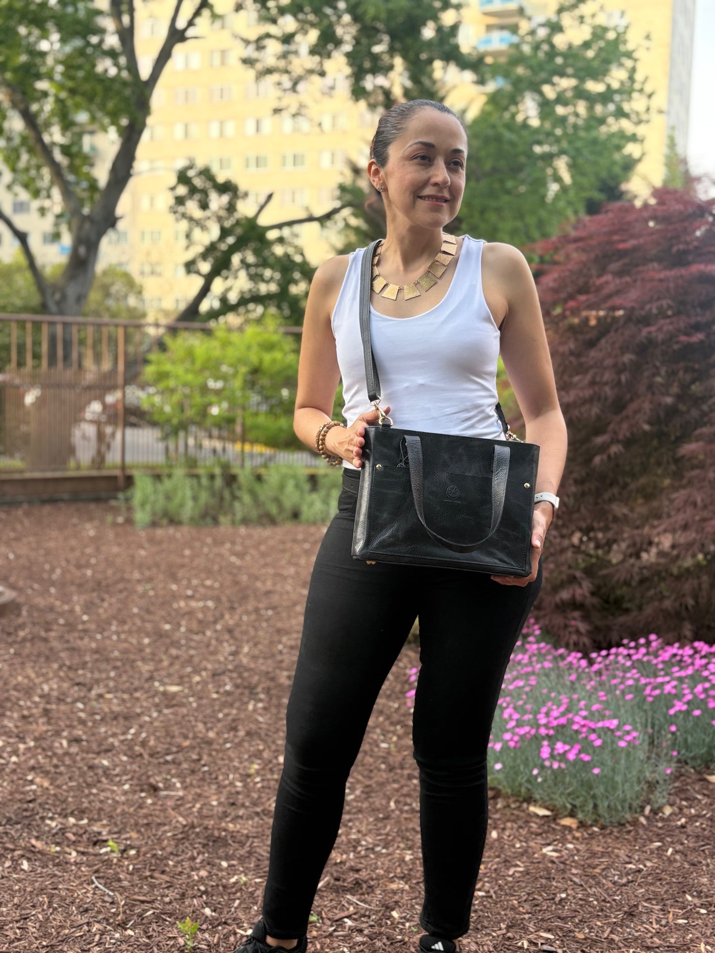 Camila – Leather Mini Tote Bag