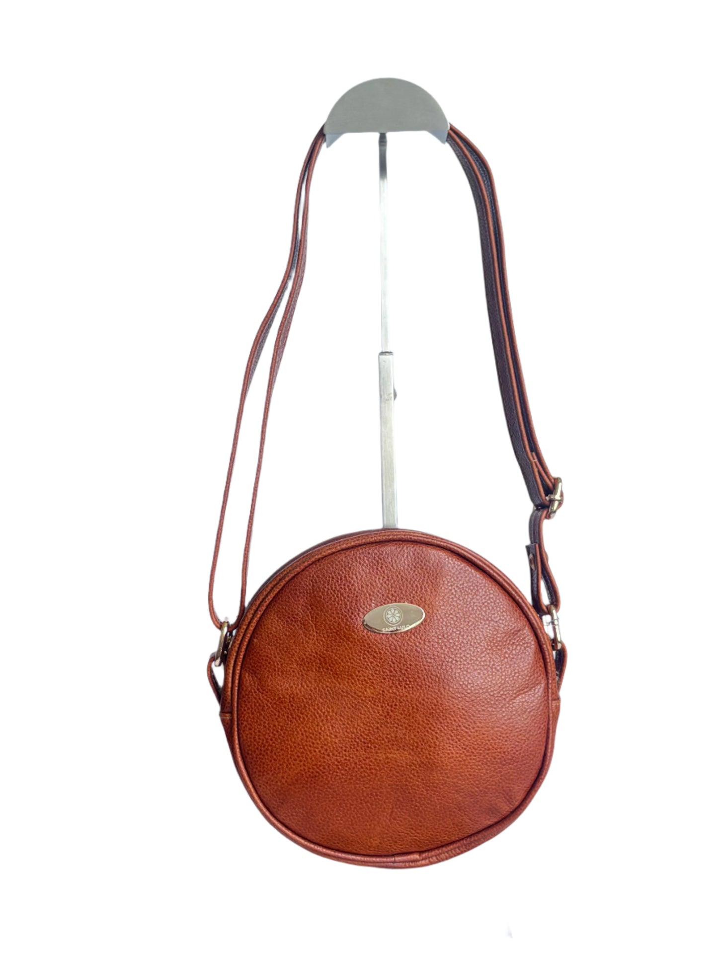 Lía – Leather Round Crossbody Bag