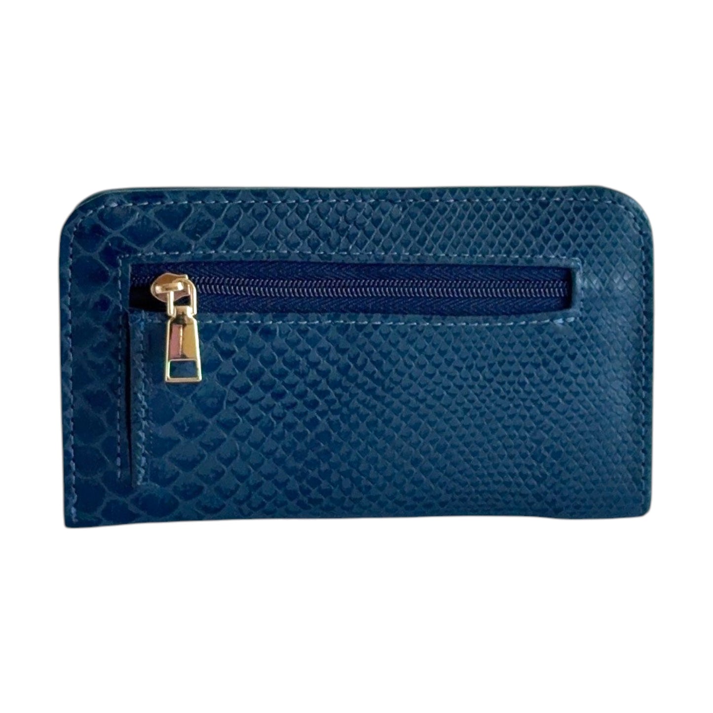 Aurora – Women’s Croc-Textured Leather Bifold Wallet