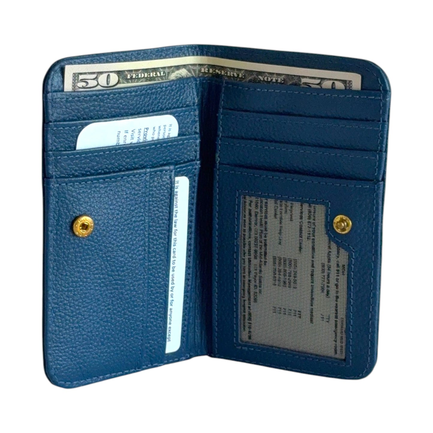 Aurora – Women’s Croc-Textured Leather Bifold Wallet