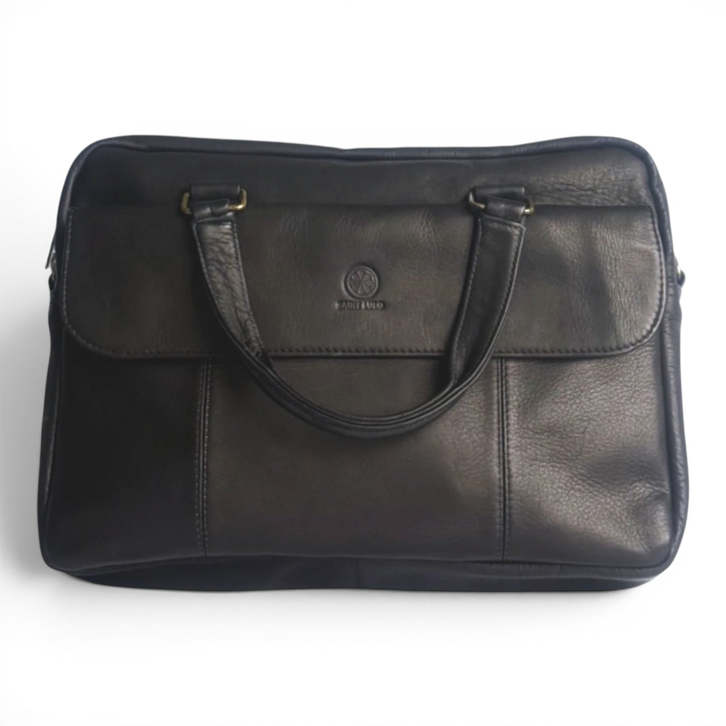 Lorenzo – Leather Messenger Bag with Laptop Pocket