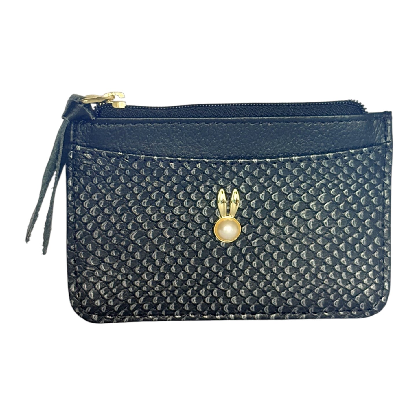 Emma – Leather Minimalist Cardholder with Zipper