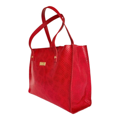 Valeria Textured Leather Tote Bag
