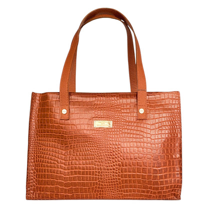 Valeria Textured Leather Tote Bag