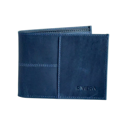 Diego – Slim Leather Wallet with External Stitching