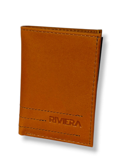 Ethan – Vertical RFID Leather Wallet with Pop-Up Cardholder