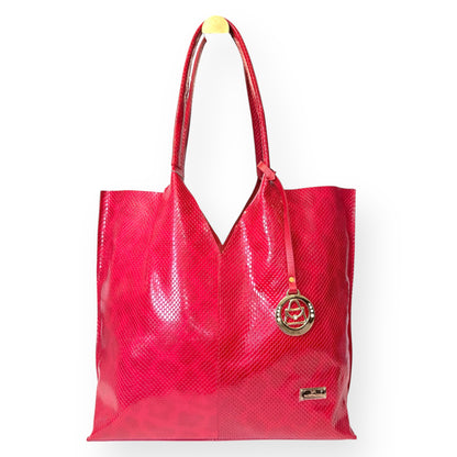 Alma Shopper – Embossed Leather Tote