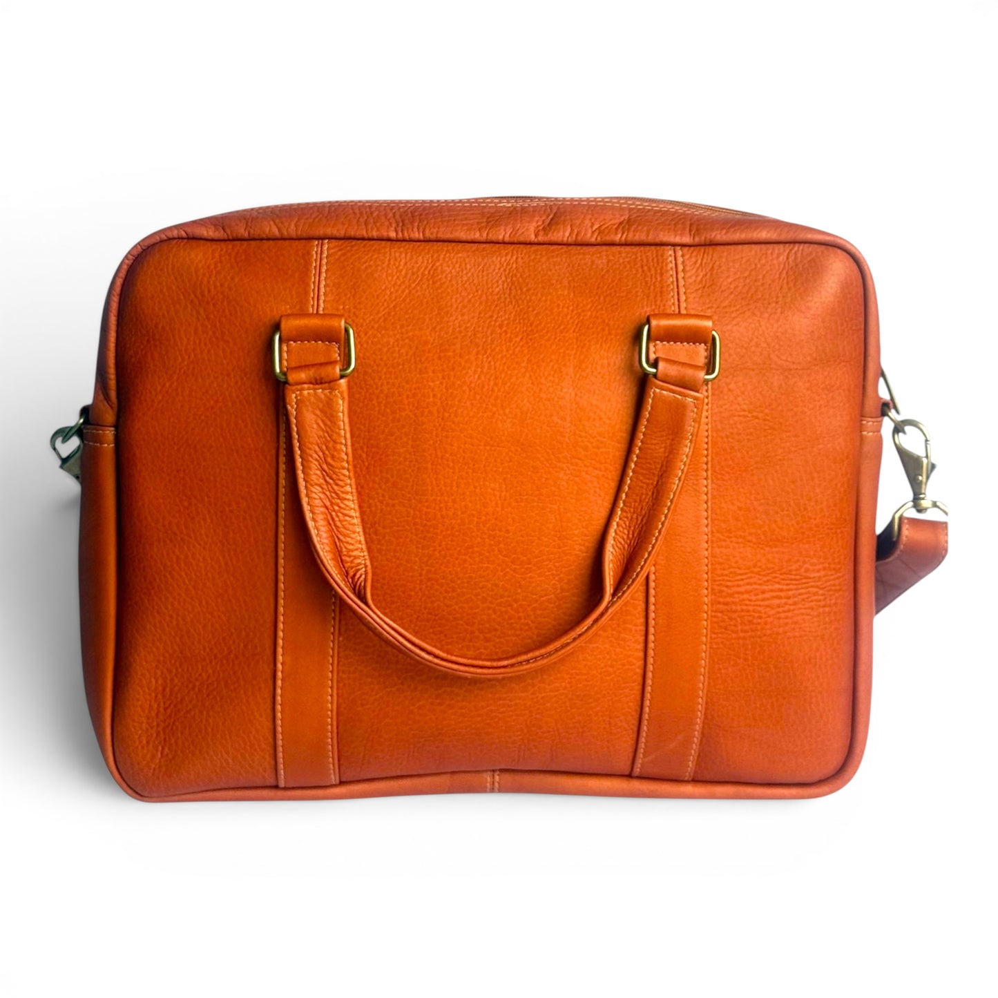 Lorenzo – Leather Messenger Bag with Laptop Pocket
