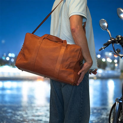 Gael – Leather Duffle Bag