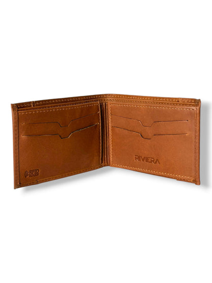 Hugo – Slim RFID Leather Wallet with Jacquard Patch