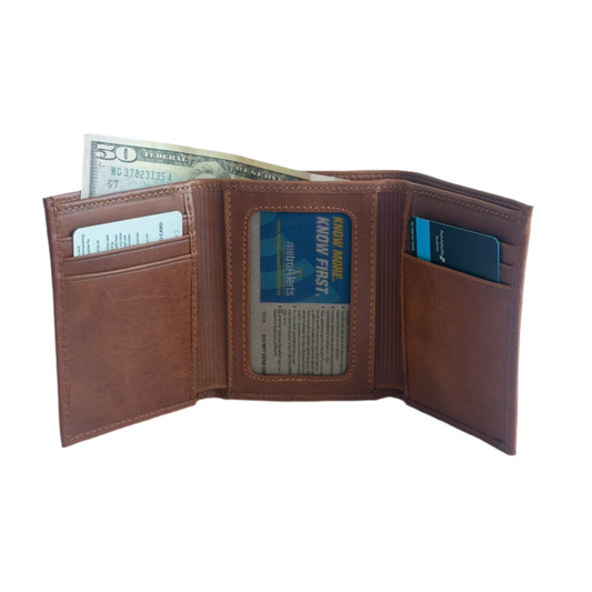 Simón – Leather Trifold Wallet