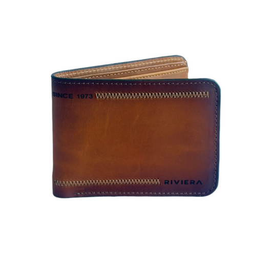 Simón – Leather Bifold Wallet with RFID Protection