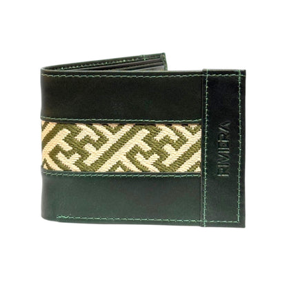 Hugo – Slim RFID Leather Wallet with Jacquard Patch