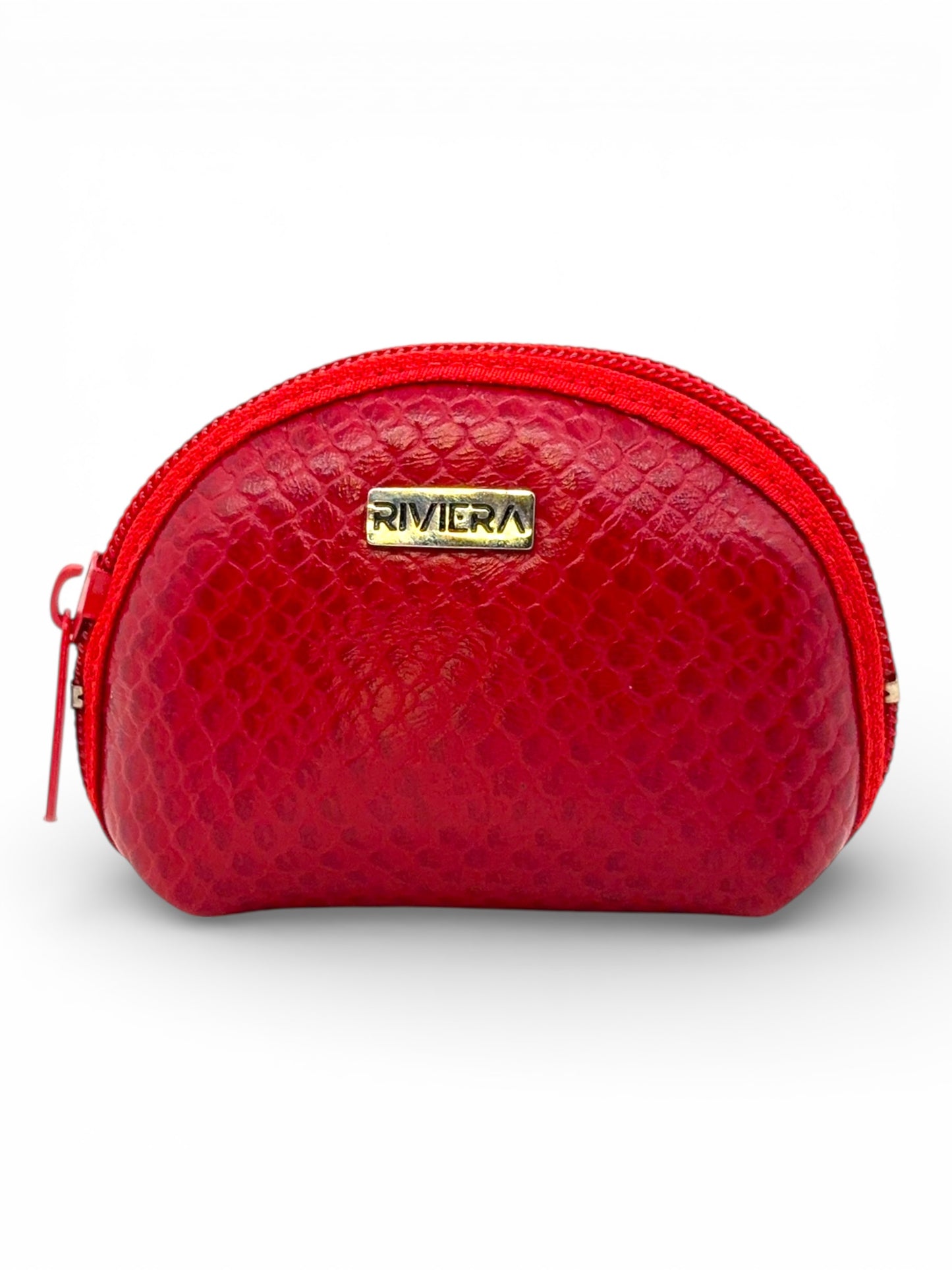 Luna Textured Leather Pouch