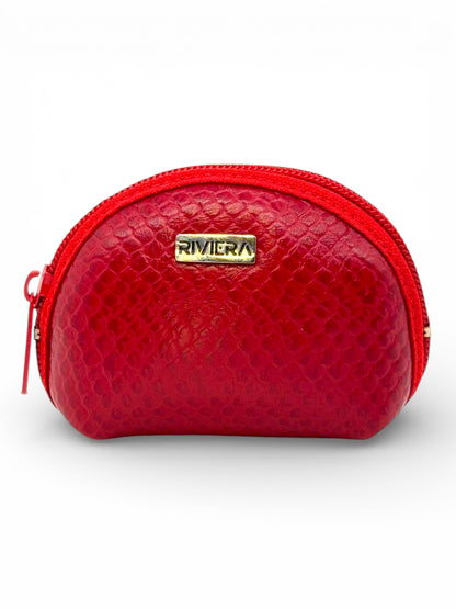 Luna Textured Leather Pouch