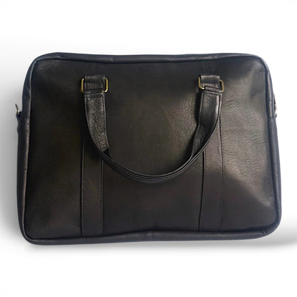 Lorenzo – Leather Messenger Bag with Laptop Pocket