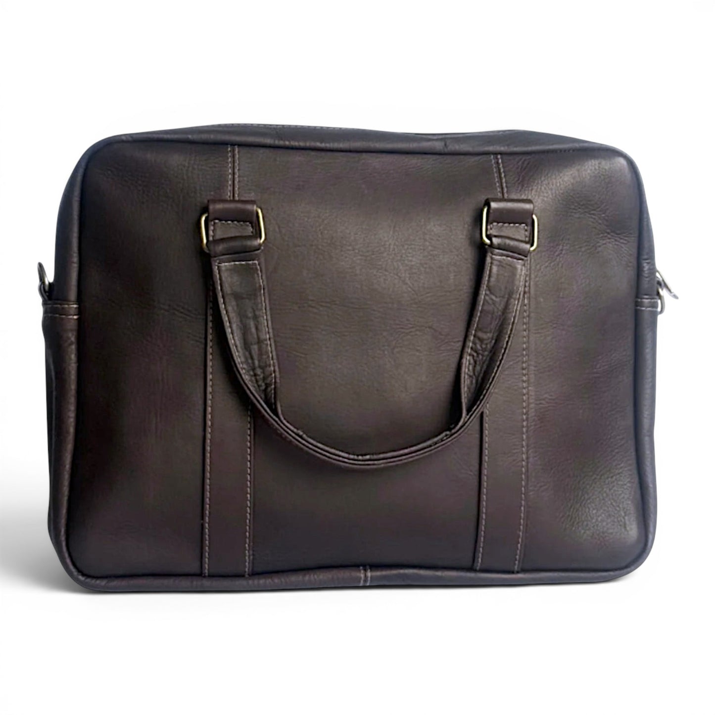 Lorenzo – Leather Messenger Bag with Laptop Pocket