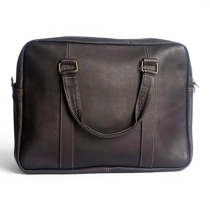 Lorenzo – Leather Messenger Bag with Laptop Pocket