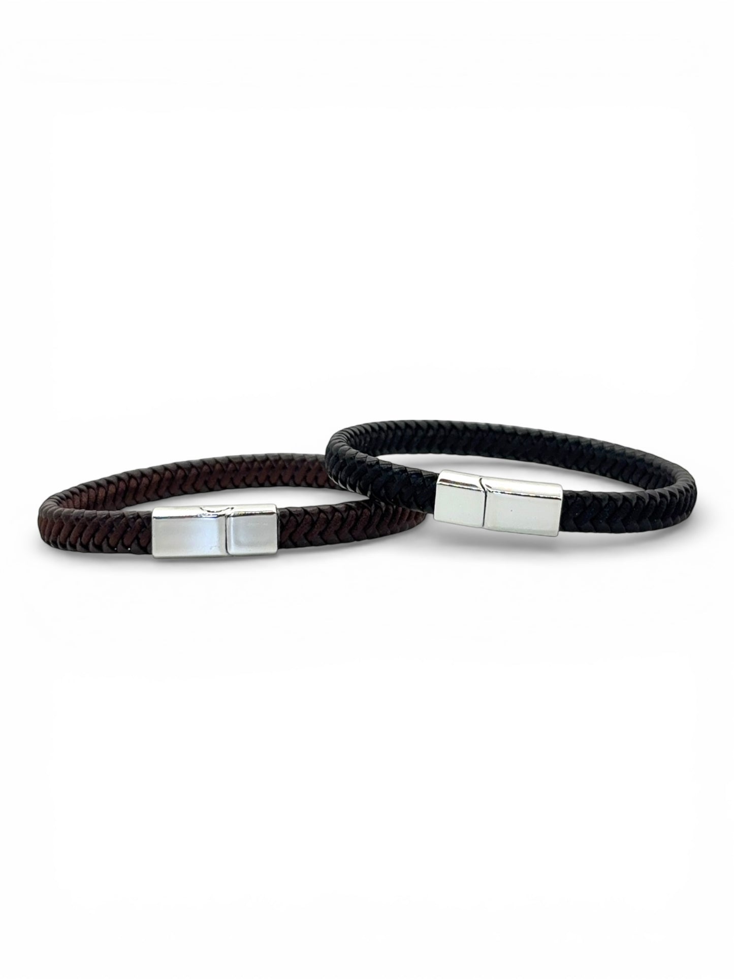 The Horizon Handwoven Leather Bracelet