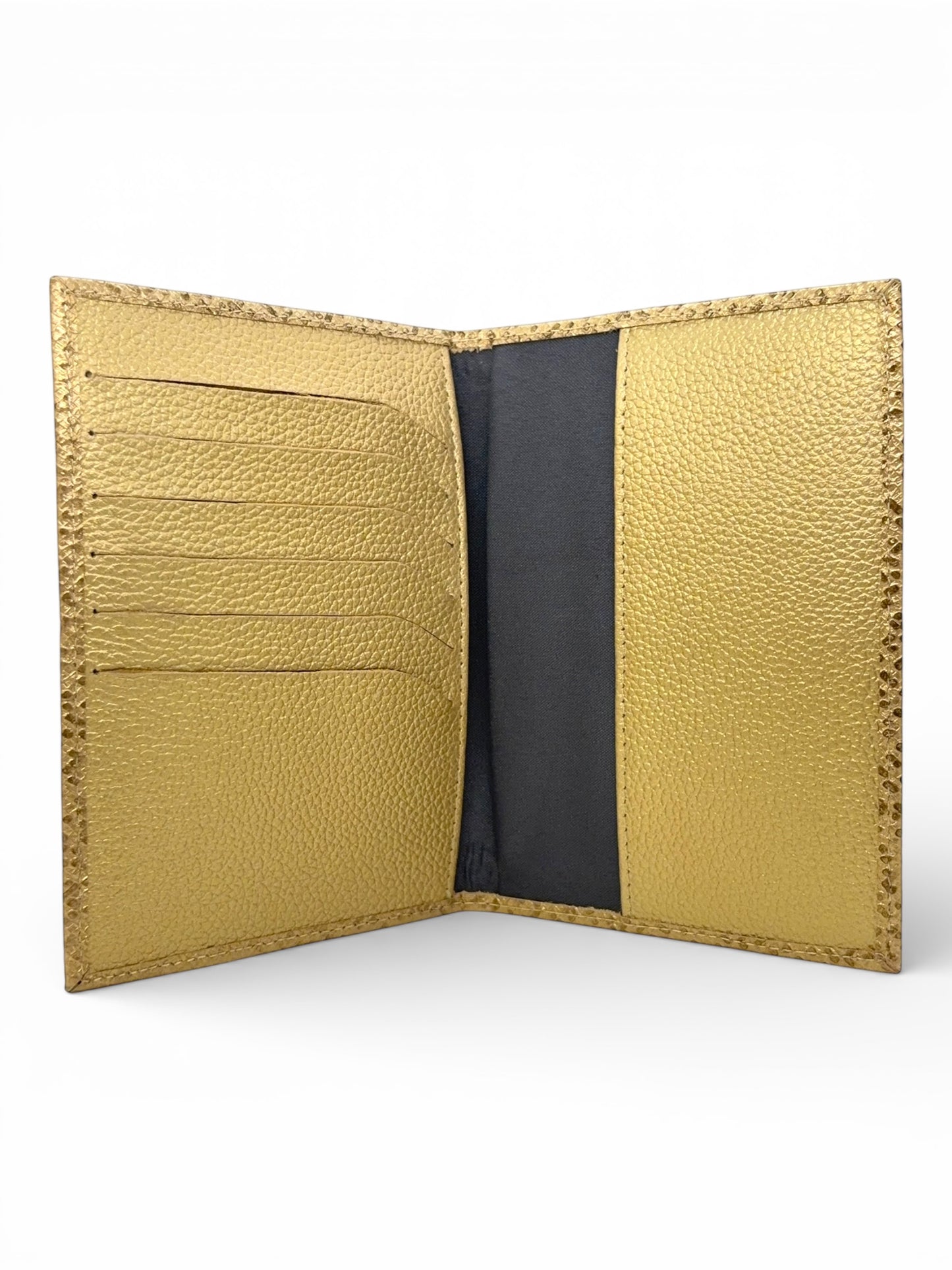 The Stella Textured Leather Passport Holder