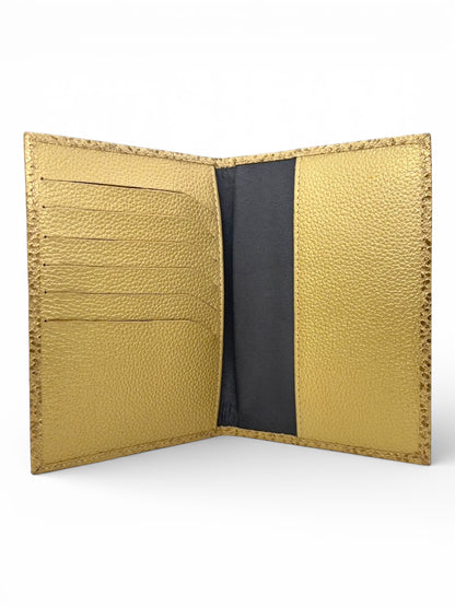 The Stella Textured Leather Passport Holder