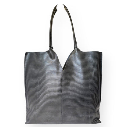 Alma Shopper – Embossed Leather Tote