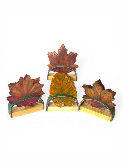 Terra Set – Leather Leaf Coasters (Set of 6)