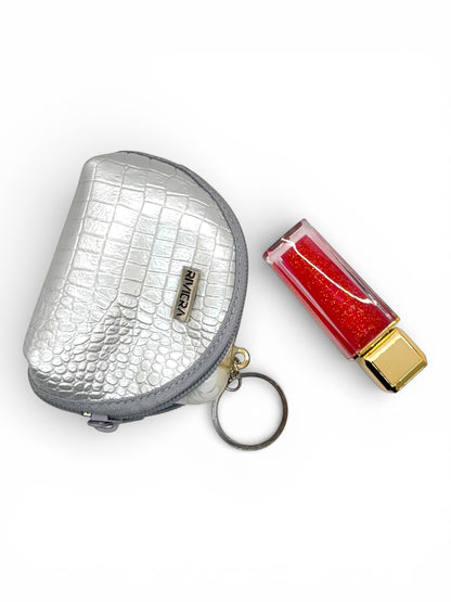 Luna Textured Leather Pouch