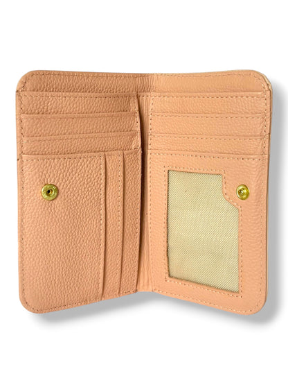 Aurora – Women’s Croc-Textured Leather Bifold Wallet