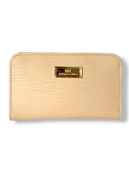 Aurora – Women’s Croc-Textured Leather Bifold Wallet