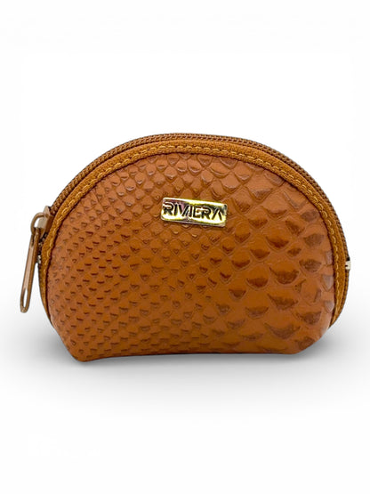 Luna Textured Leather Pouch