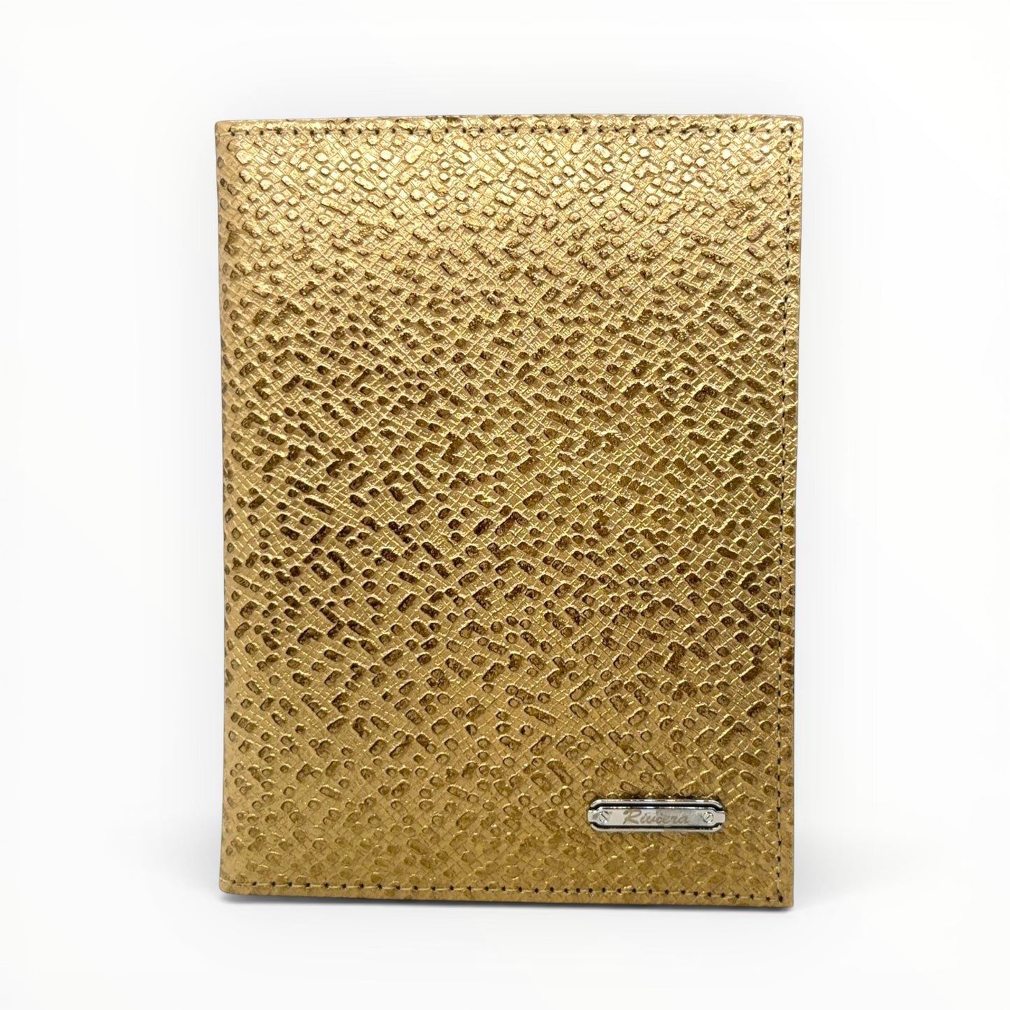 The Stella Textured Leather Passport Holder