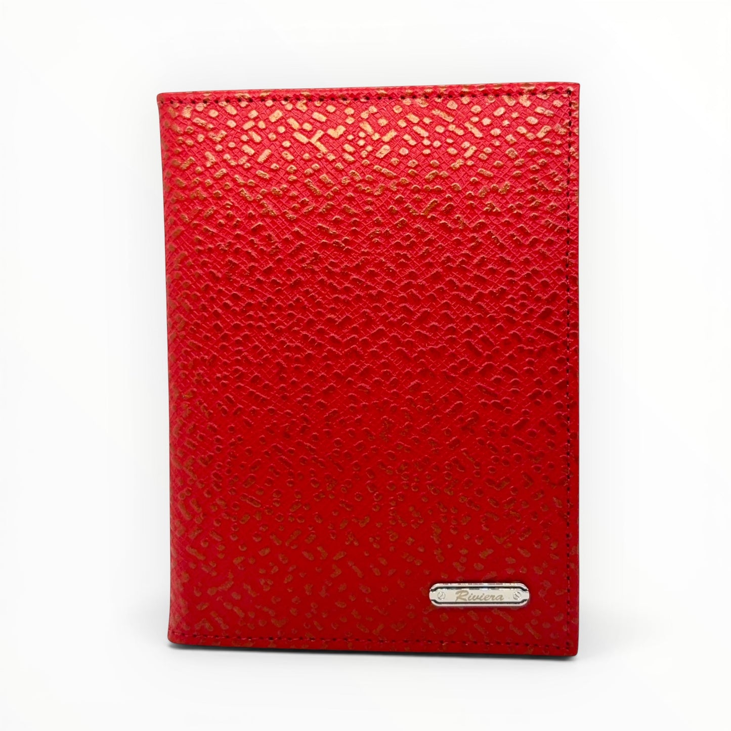 The Stella Textured Leather Passport Holder