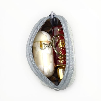 Luna Textured Leather Pouch