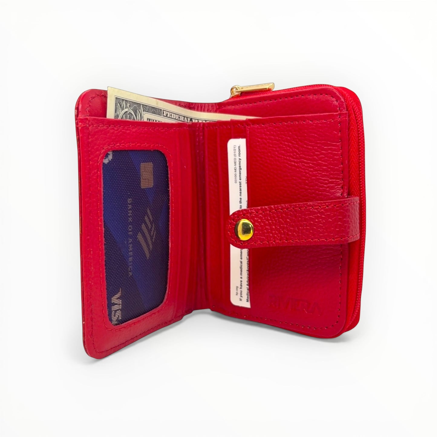 Clara Textured Small Wallet